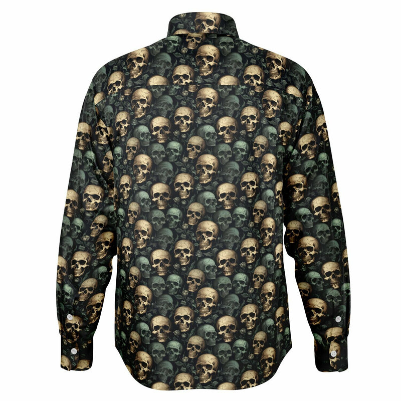 chemise tendance à têtes de morts