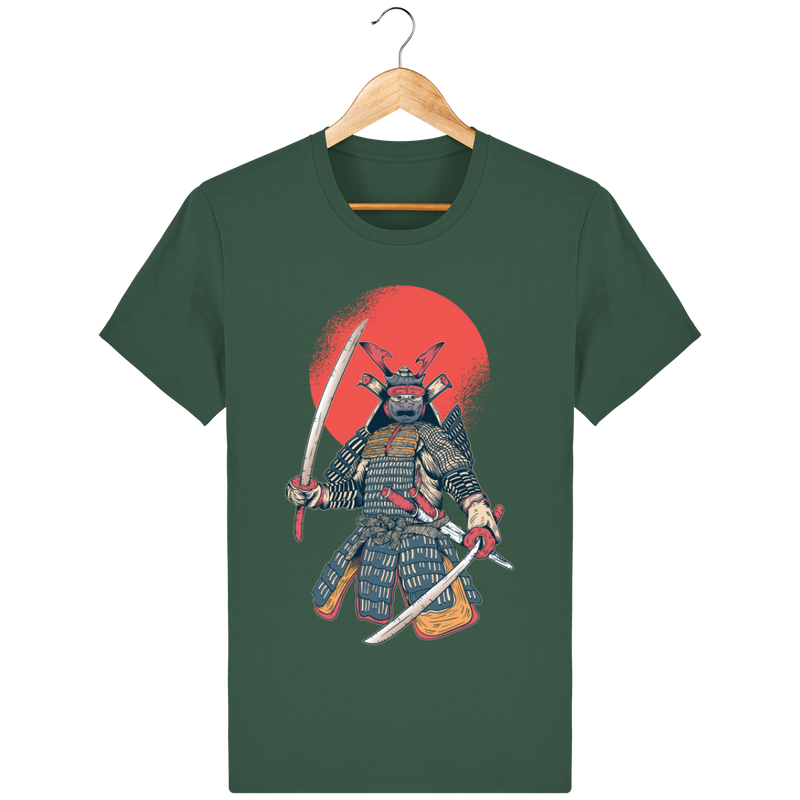 teeshirt noir homme samurai
