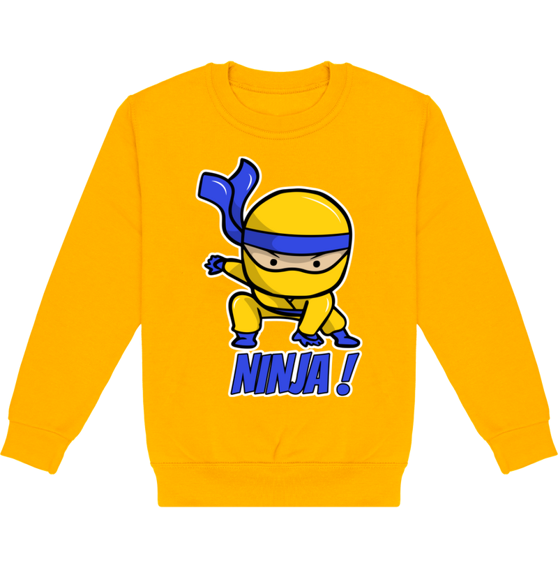 Sweat-shirt Enfant - NINJA JAUNE
