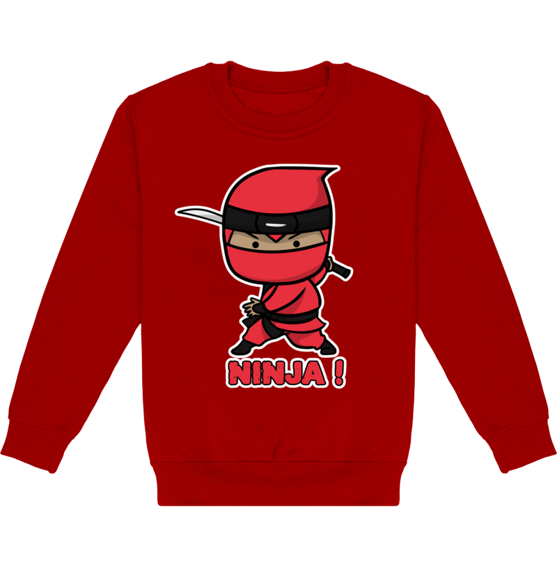 Sweat-shirt Enfant - NINJA ROUGE