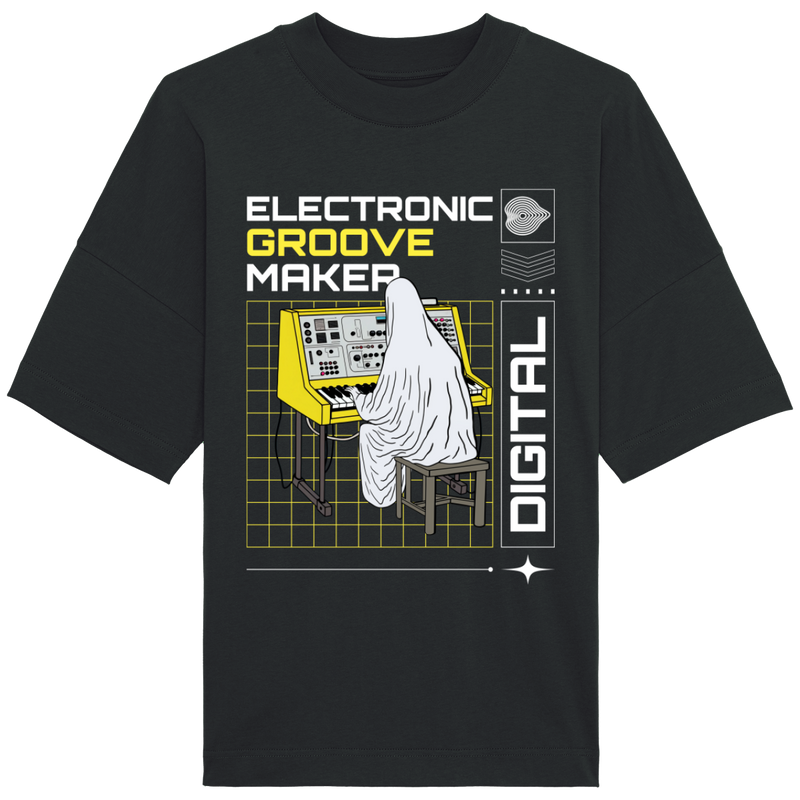 T-Shirt Oversized Col montant Unisexe - GROOVE MAKER