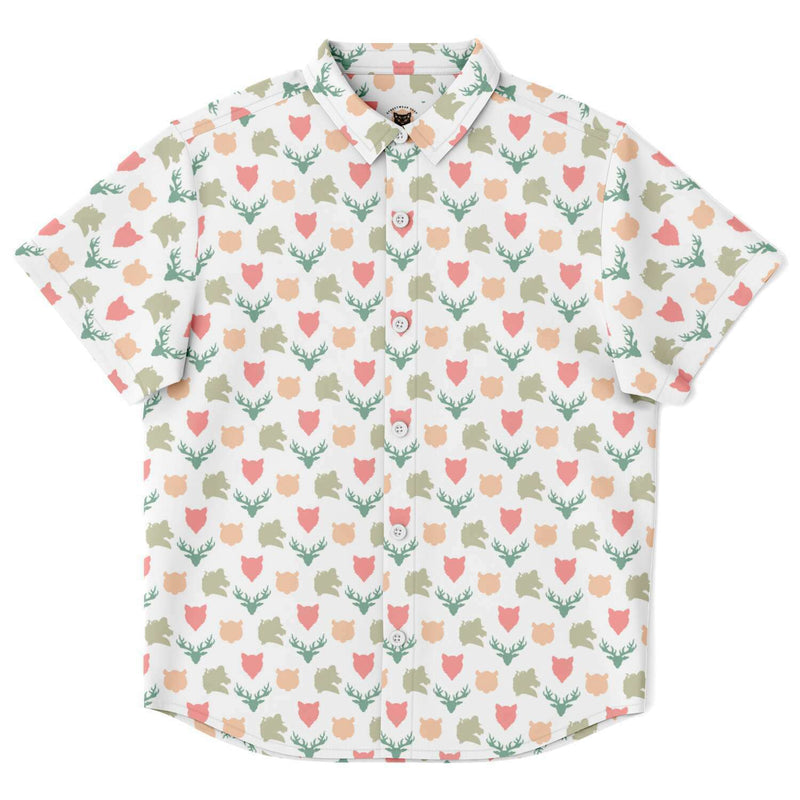 chemise courte pour garçon amateur de chasse