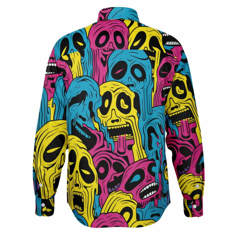 Chemise homme manches longues - fantome fluo