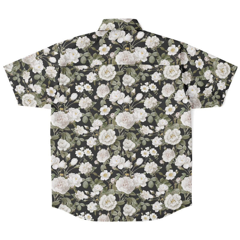 chemise homme coupe décontractée à fleurs