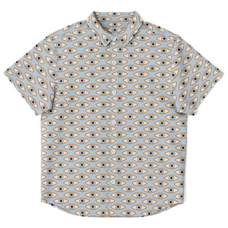 Chemise garçon originale grise manches courtes