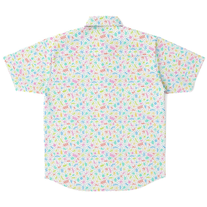 chemise casual homme à fleurs