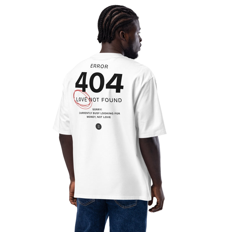 T-shirt minimaliste streetwear luxe Error 404