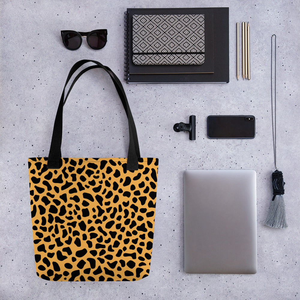 tote bag sac de courses leopard