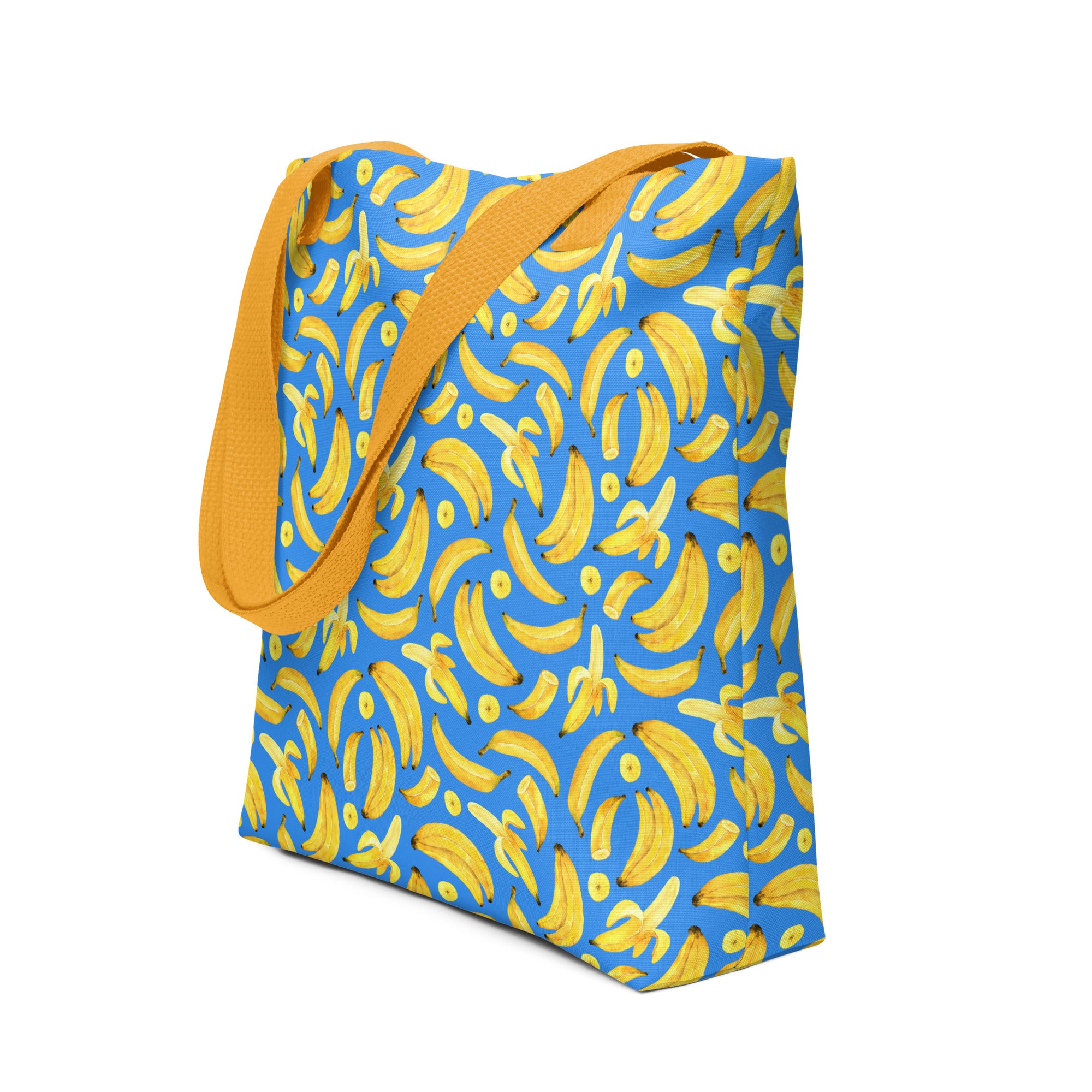 Tote bag Bananes (Bleu)