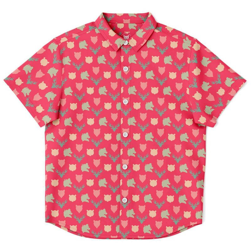 vêtement enfant chemise rouge originale