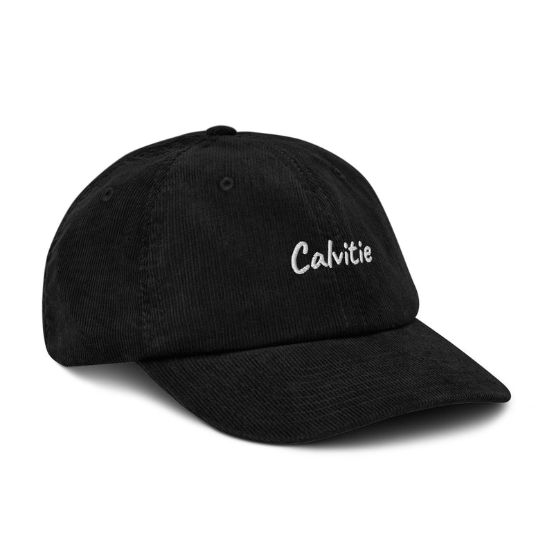 Casquette Velours Côtelé "Calvitie" - Style Rétro Assumé