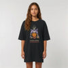 Robe t-shirt oversize Chamane femme studio - imprimé esprit animal loup CHT'M Boutique