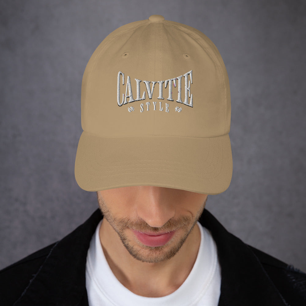 Casquette Velours “Calvitie” – Humour Daron, Papa, Chauve
