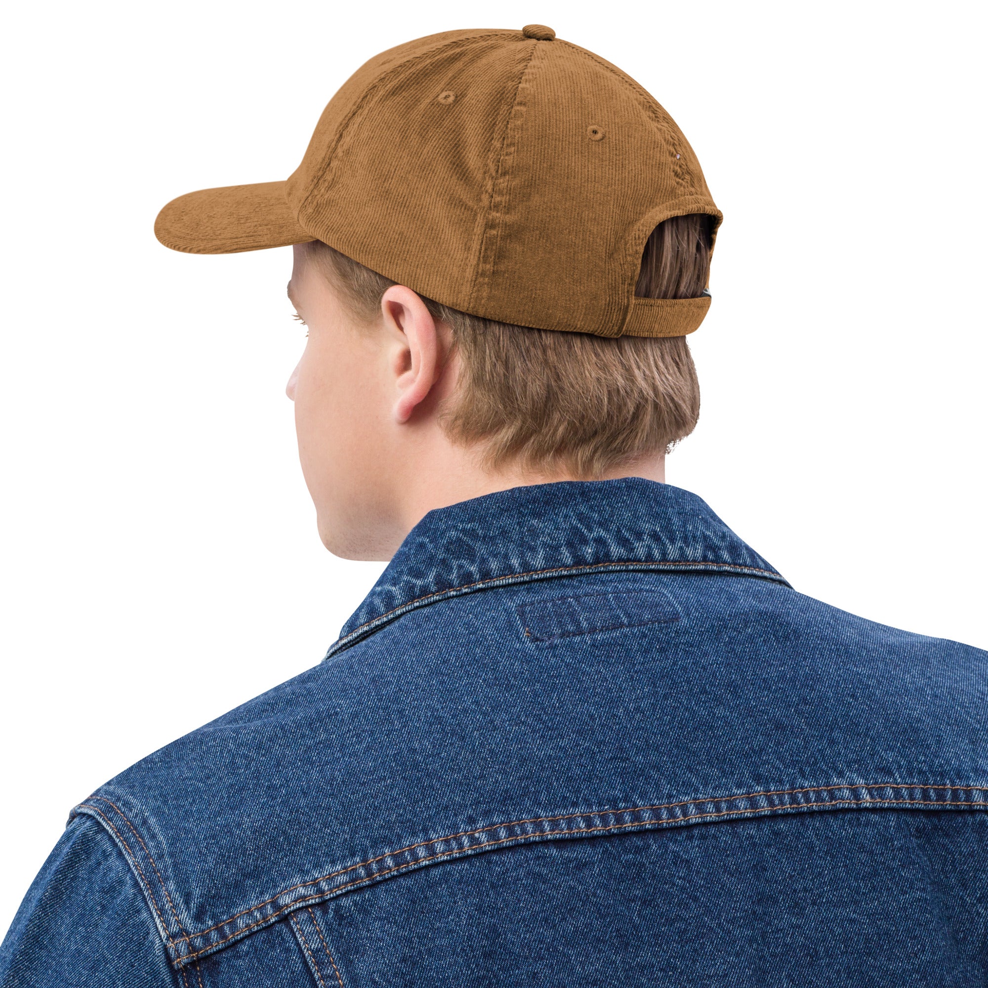 Casquette en velours côtelé