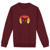 Pull femme - RETRO BLACK CAT - face_bordeaux