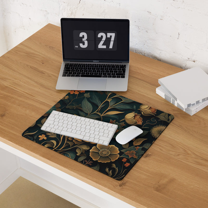 Tapis de souris gaming XXL - Floral de luxe