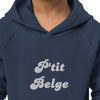 Pull à capuche brodé pour enfants - "P'tit Belge"