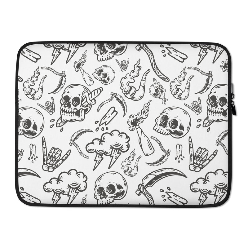 Housse ordinateur 13 pouces et 15 pouces - Têtes de morts