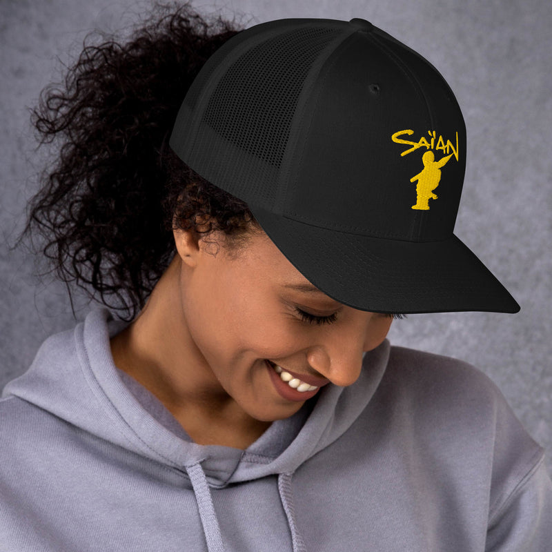 Casquette Trucker brodée - "Saïan Supa Crew"