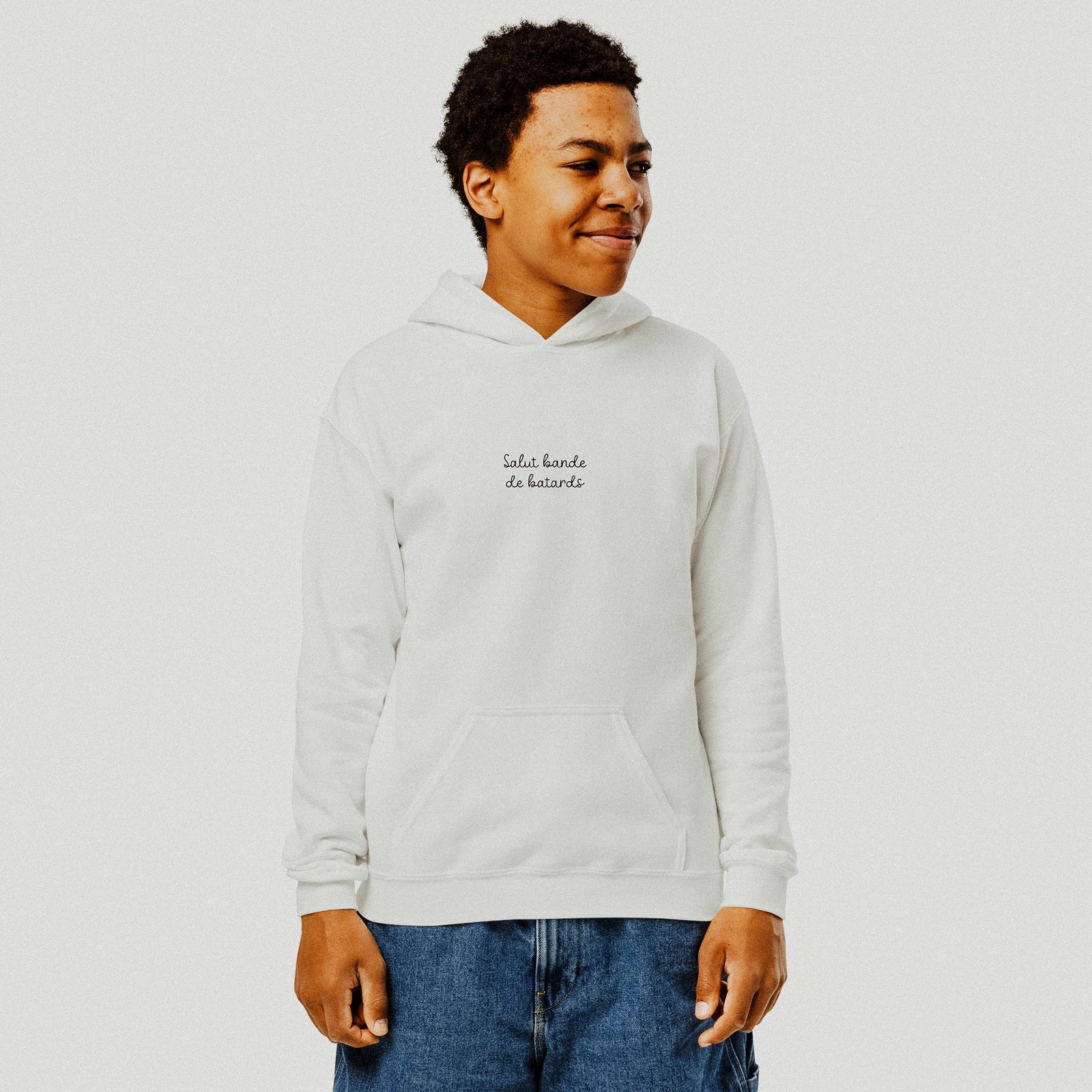 Sweat à capuche épais pour les jeunes