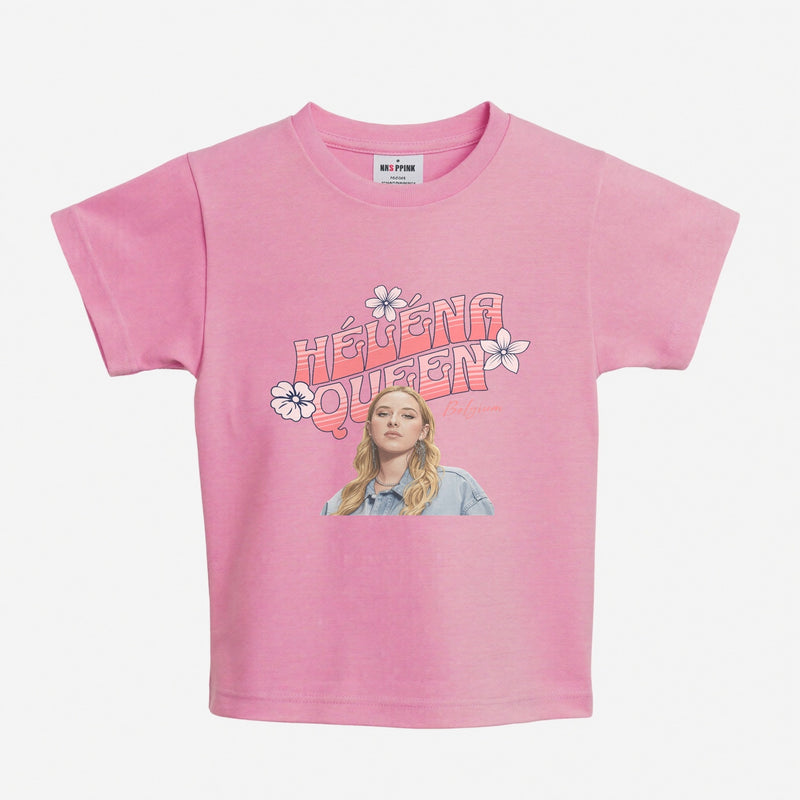 T-shirt Héléna Star Academy enfant – « Héléna Queen » Belgique, 100% coton
