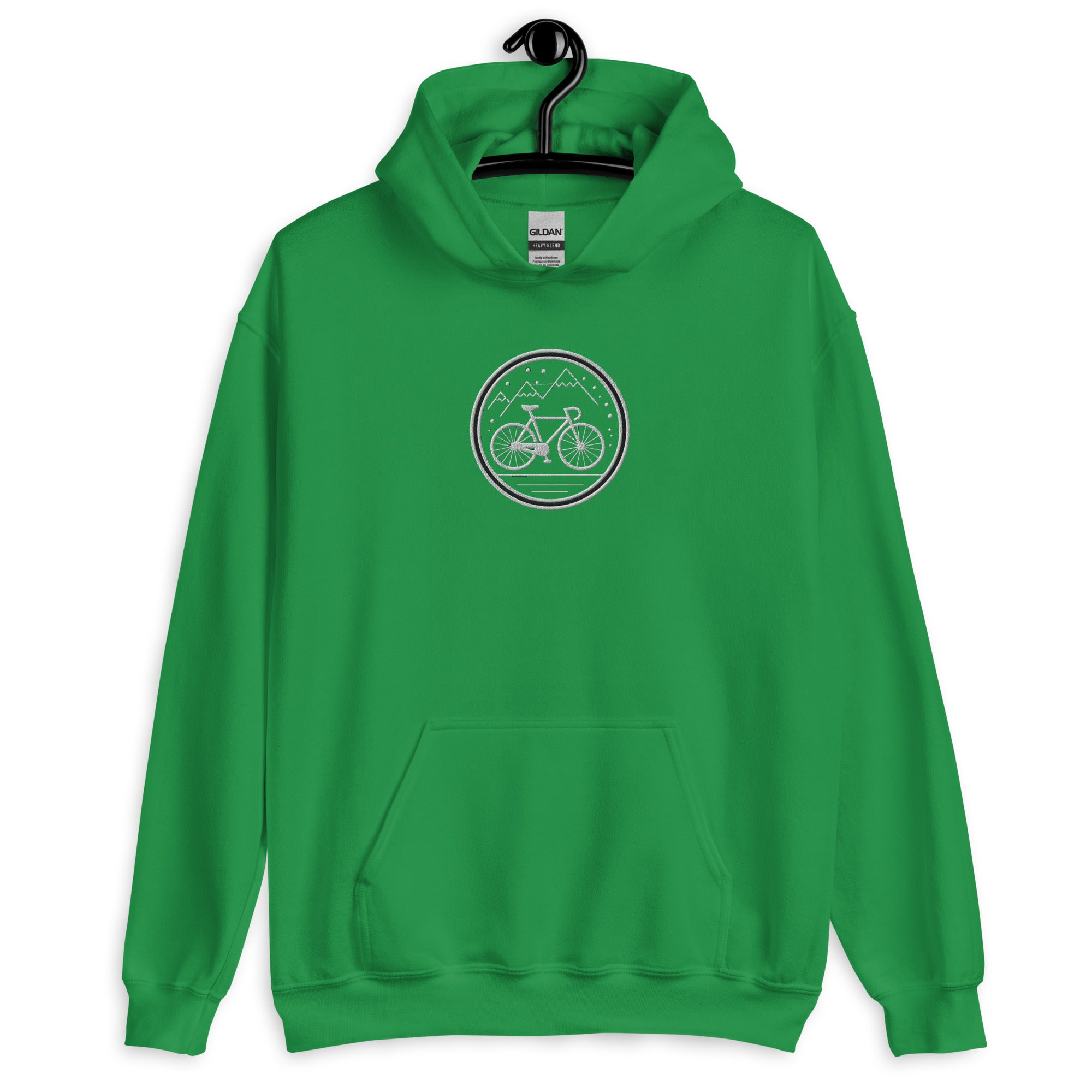 Sweat à capuche brodé - "Mountain bike"