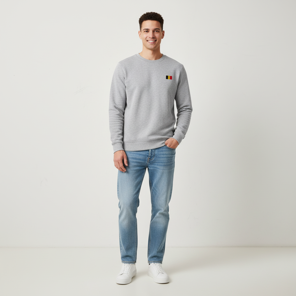 Pull Belge brodé