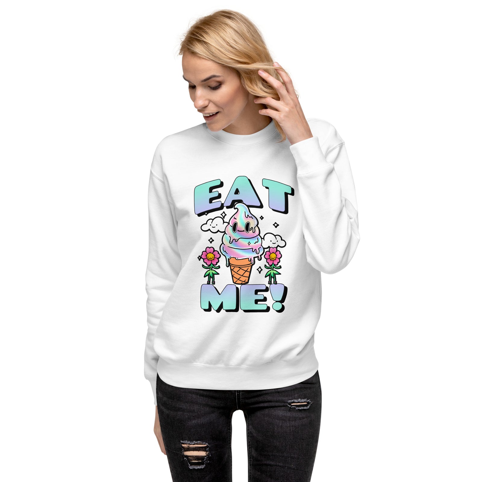 Pull premium femme - "EAT ME"