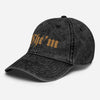 Casquette Vintage en Sergé de Coton - "CHT'M"