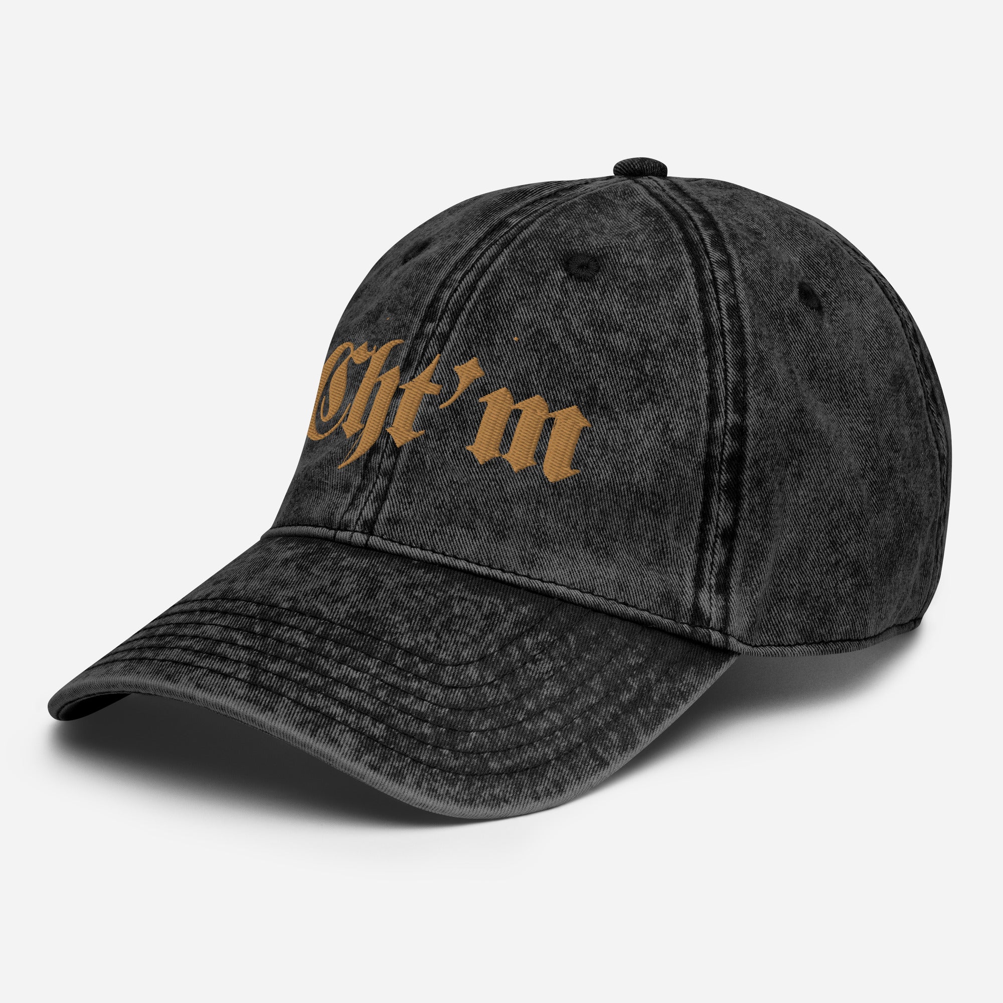 Casquette Vintage en Sergé de Coton - "CHT'M"