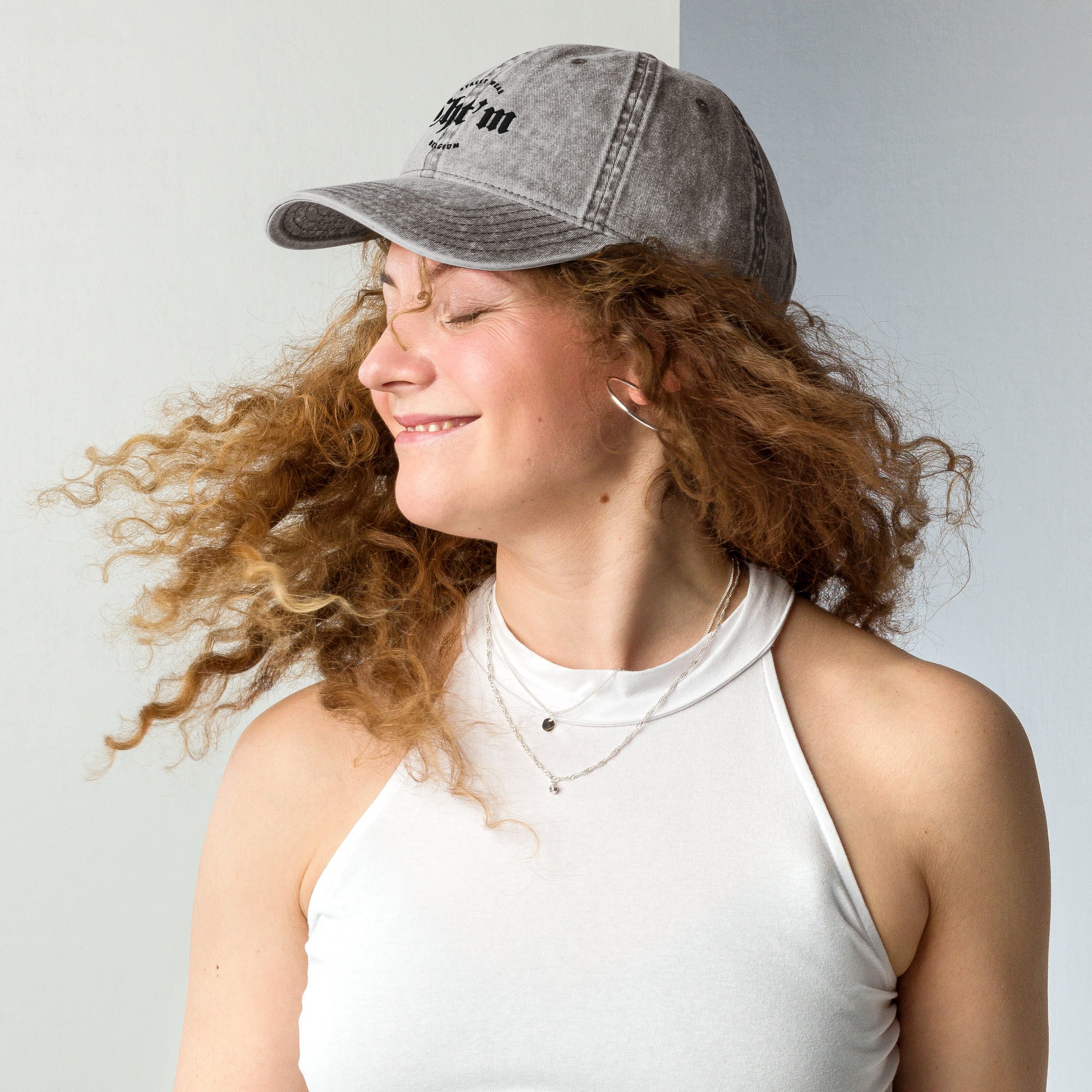 Casquette Vintage en Sergé de Coton - "CHT'M"