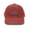 Casquette en velours côtelé - "Cht'm"