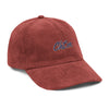 Casquette en velours côtelé - "Cht'm"