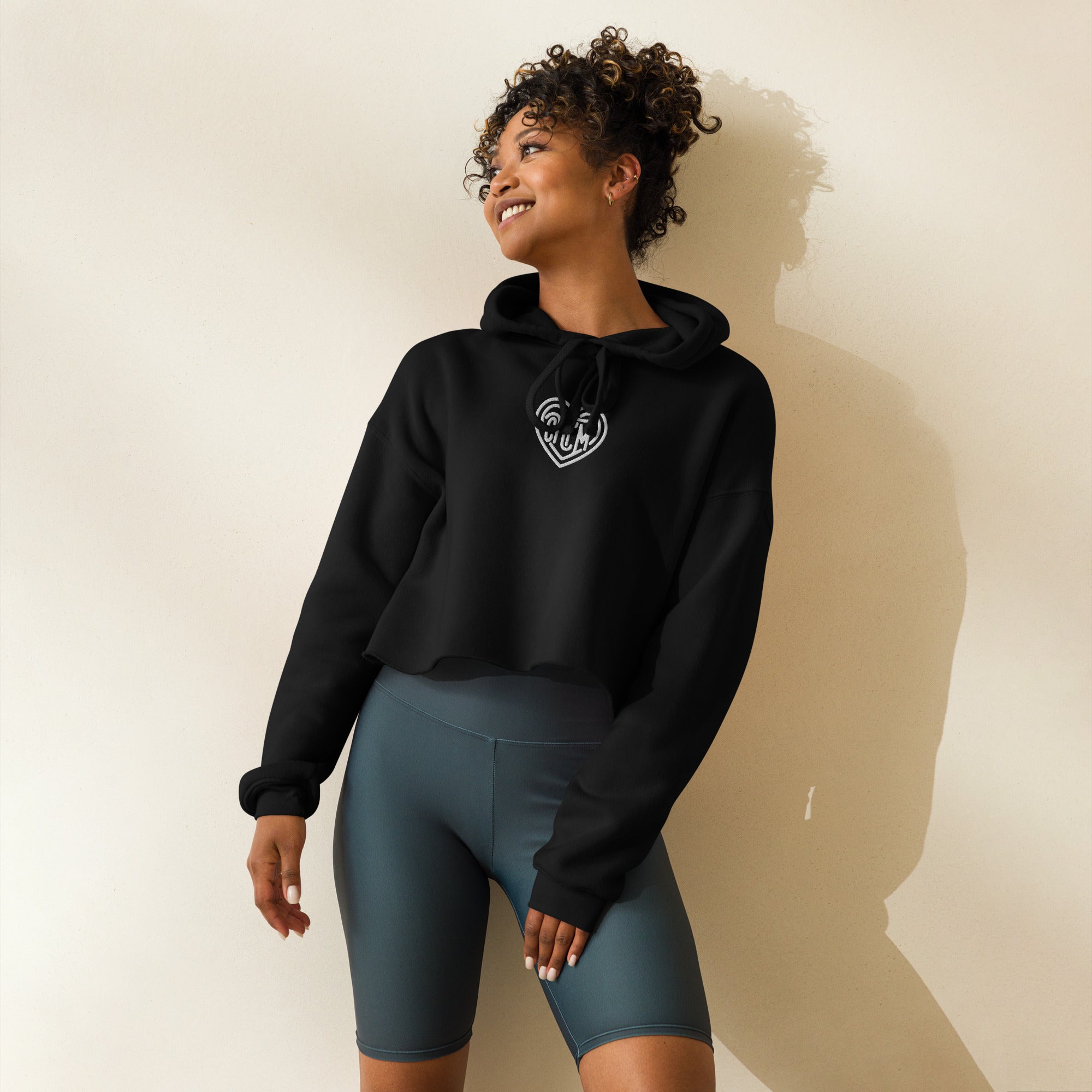 Sweat à Capuche Crop-Top - "CHT'M"