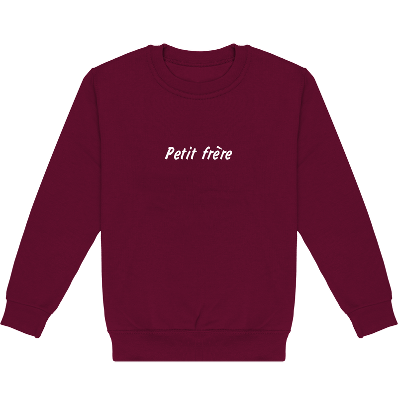 Sweat-shirt col rond Enfant brodé - Petit frère
