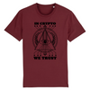 T-shirt - In Crypto We Trust - from chtmboutique by T-Pop - bitcoin, crypto, HOMMES, money