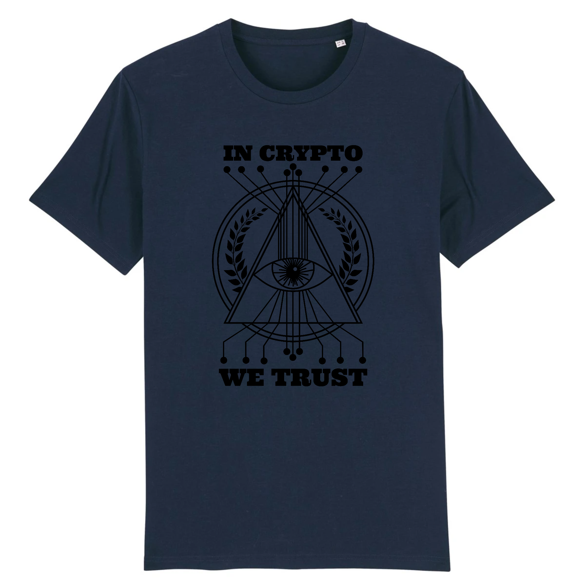 T-shirt - In Crypto We Trust - from chtmboutique by T-Pop - bitcoin, crypto, HOMMES, money