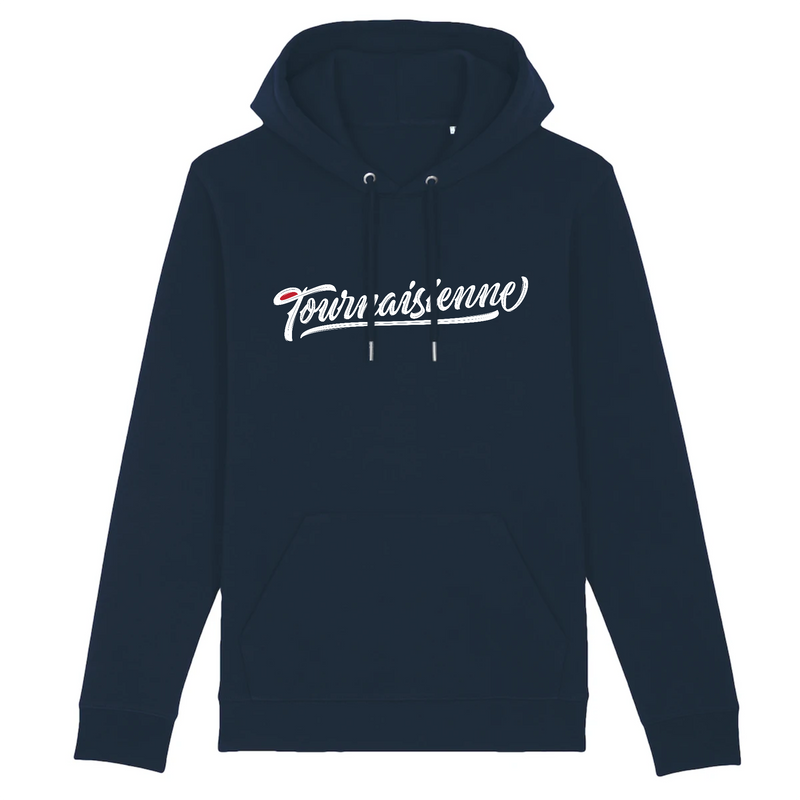 Pull à capuche femme - TOURNAISIENNE (Poche kangourou)