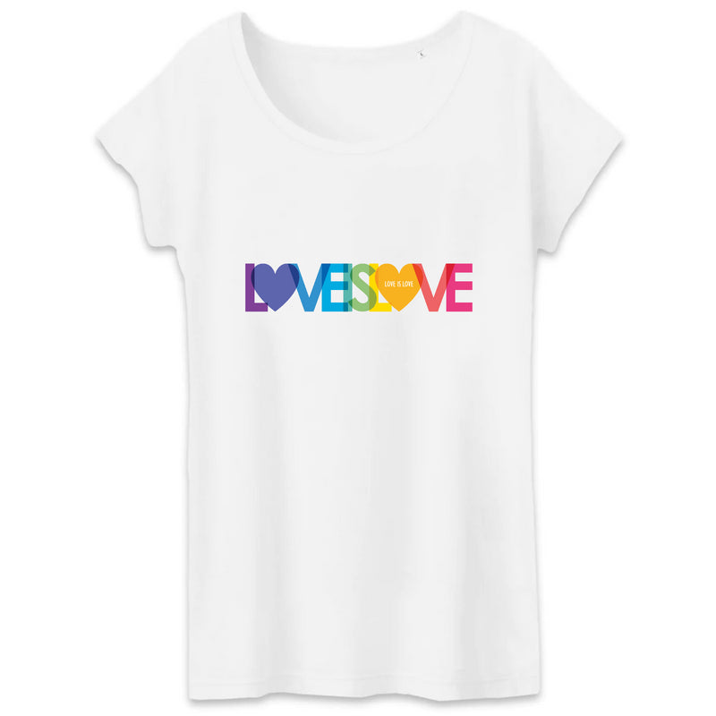 T-shirt femme - LOVE IS LOVE