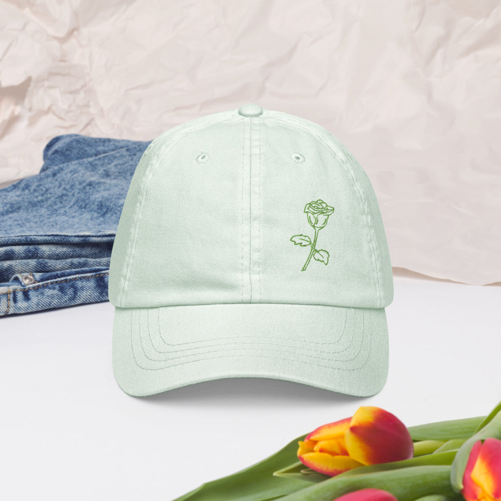casquette femme de baseball tendance pastel vert