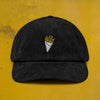 Casquette Belge en velours côtelé