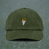 Casquette Belge en velours côtelé
