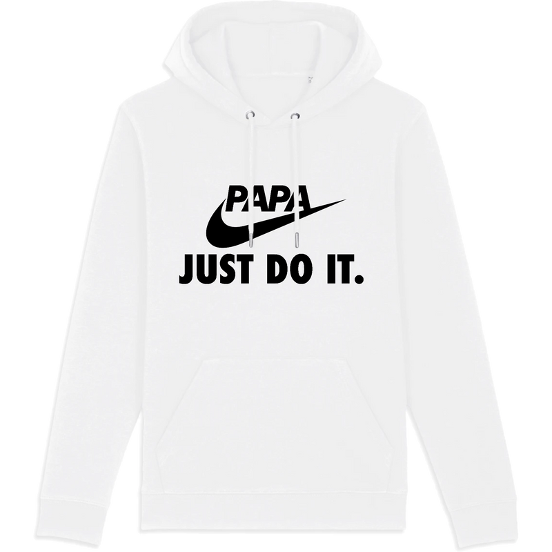 Pull à capuche - PAPA JUST DO IT - chtmboutique