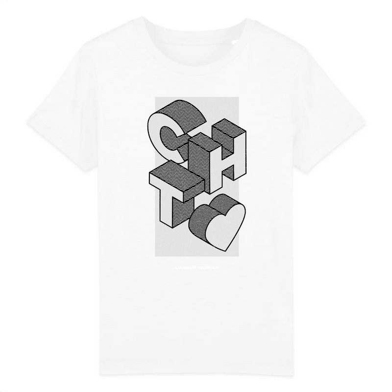 T-shirt enfant - CHT'M L'AMOUR VAINCRA