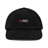 Casquette en velours côtelé - REC