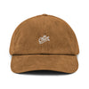 Casquette brodée en velours côtelé - CHT'M