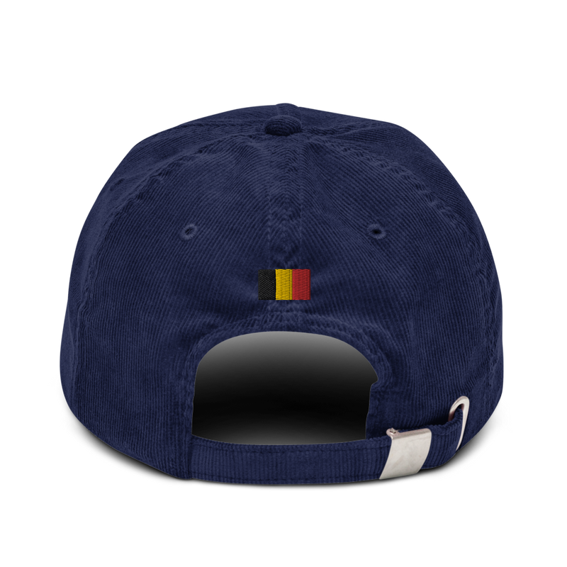 Casquette Belge en velours côtelé