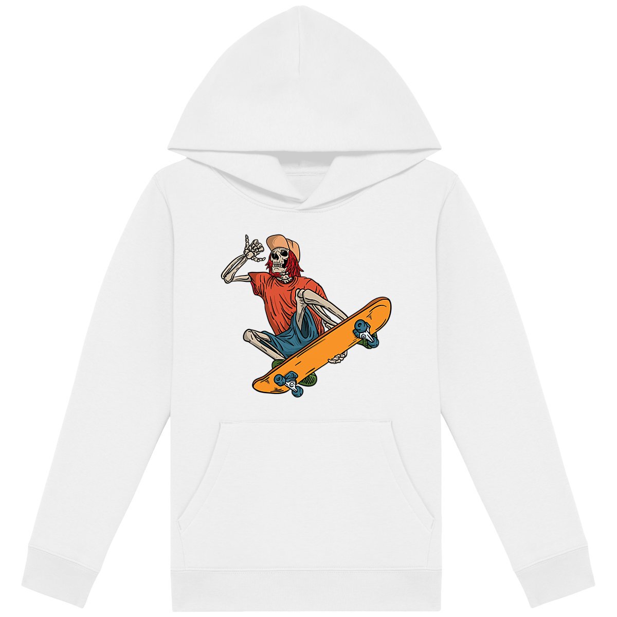 Pull à capuche enfant - Skull Skateboard gang