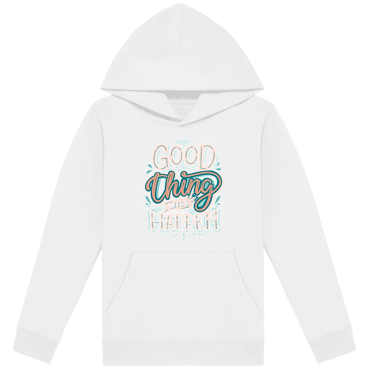 Pull à capuche enfant - GOOD THING WILL HAPPEN