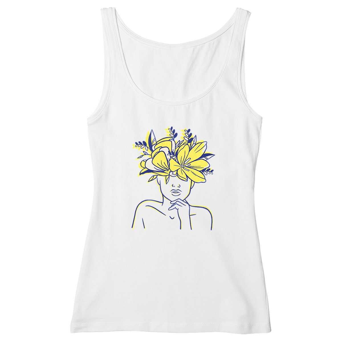 Débardeur femme - Woman flower art